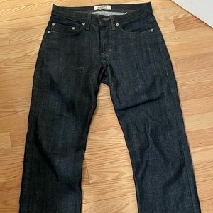 Naked and Famous Raw Denim Navy Blue